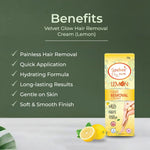 Load image into Gallery viewer, Velvet Glow Hair Removal Cream Lemon