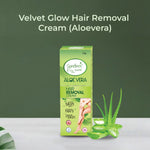 Load image into Gallery viewer, Velvet Glow Hair Removal Cream Aleovera