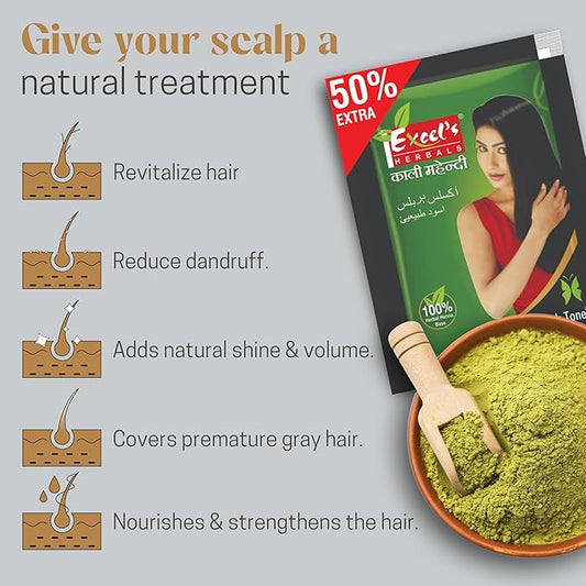 Excel's Herbal Kali Mehandi