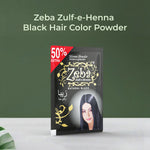Load image into Gallery viewer, Zeba Zulf-e-Henna Hair Color Powder Black
