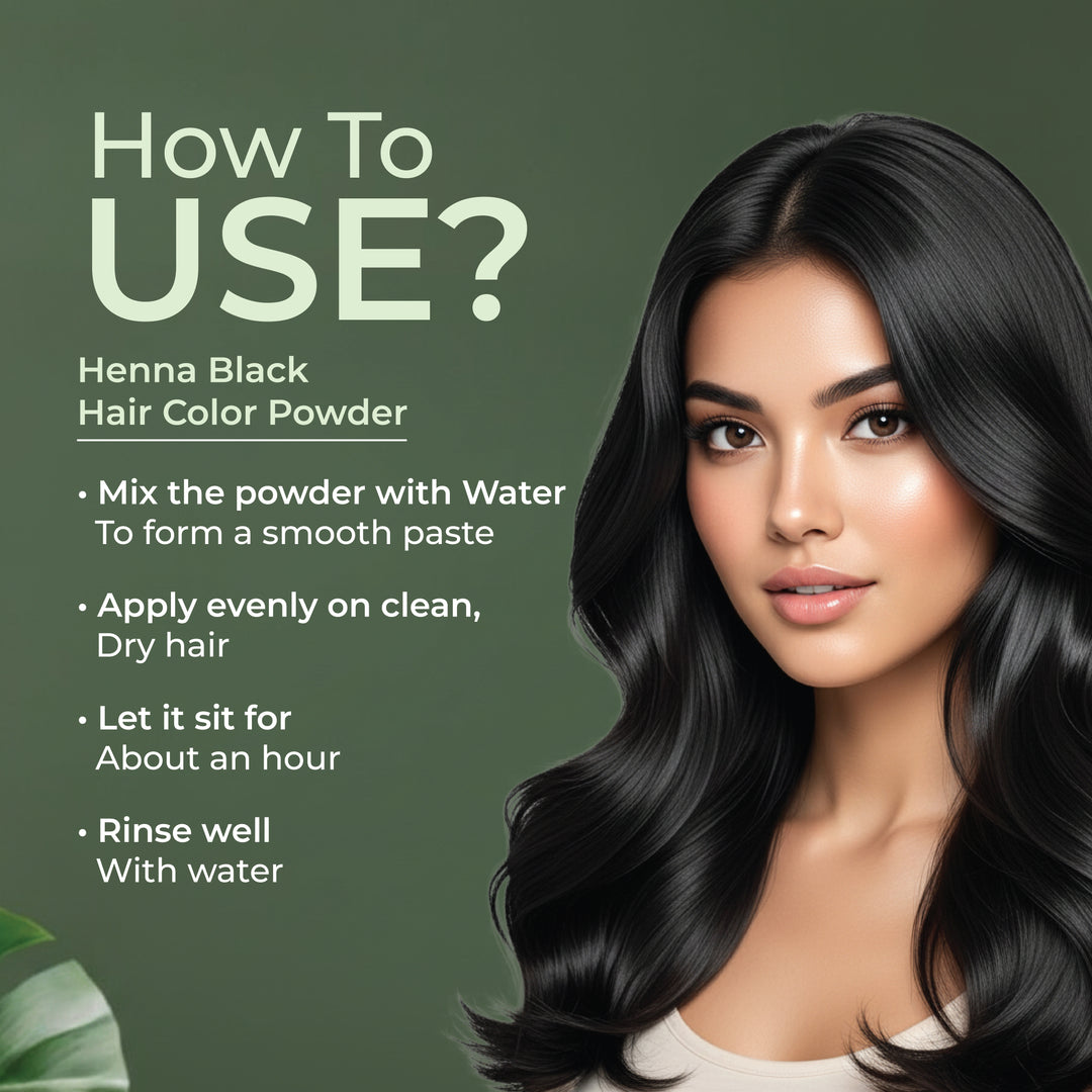 Zeba Zulf-e-Henna Hair Color Powder Black