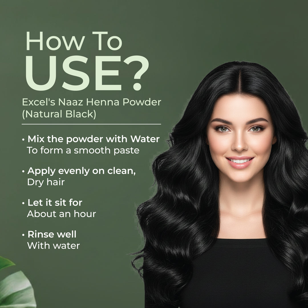 Excel's Naaz Henna Powder Black