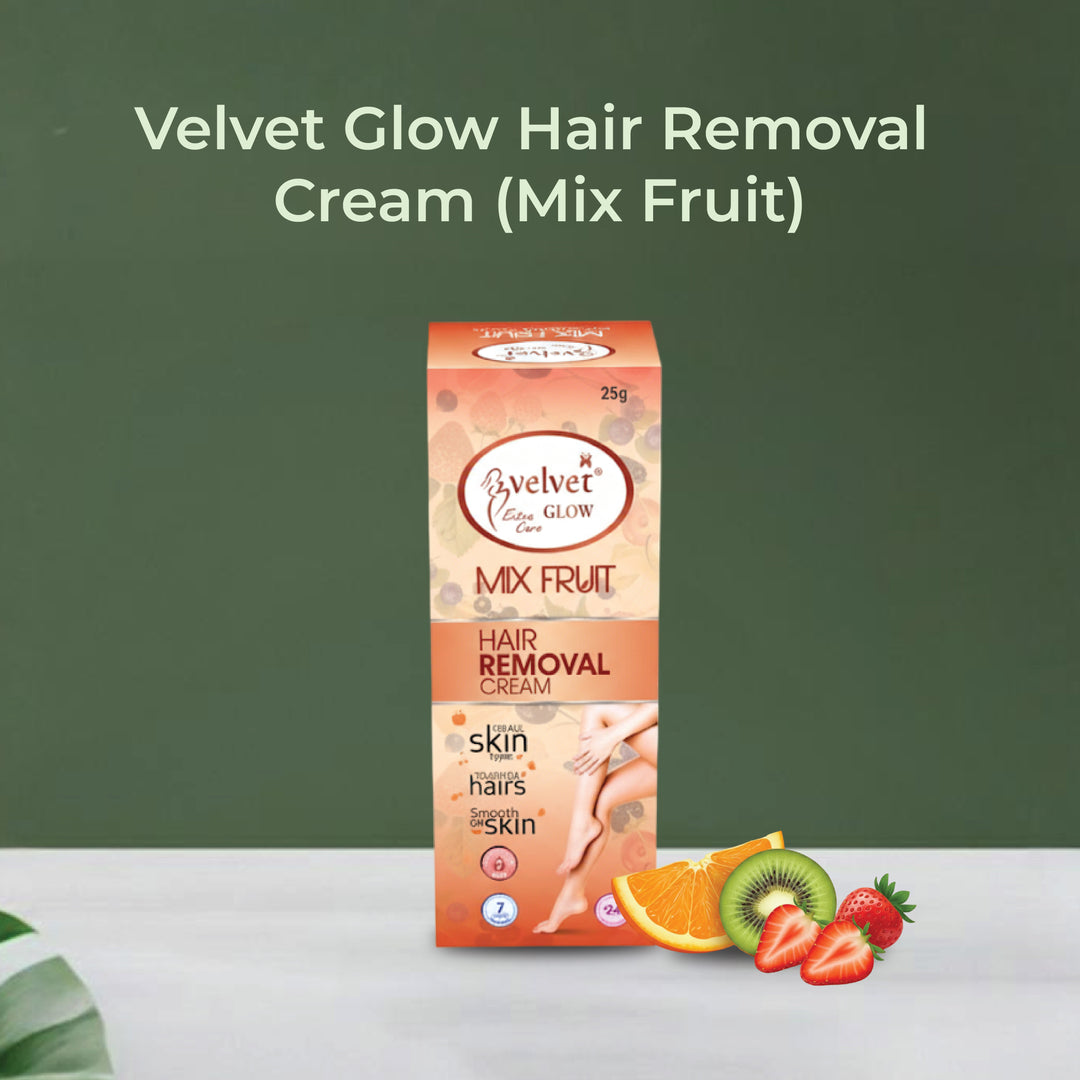 Velvet Glow Hair Removal Cream Mix Fruit