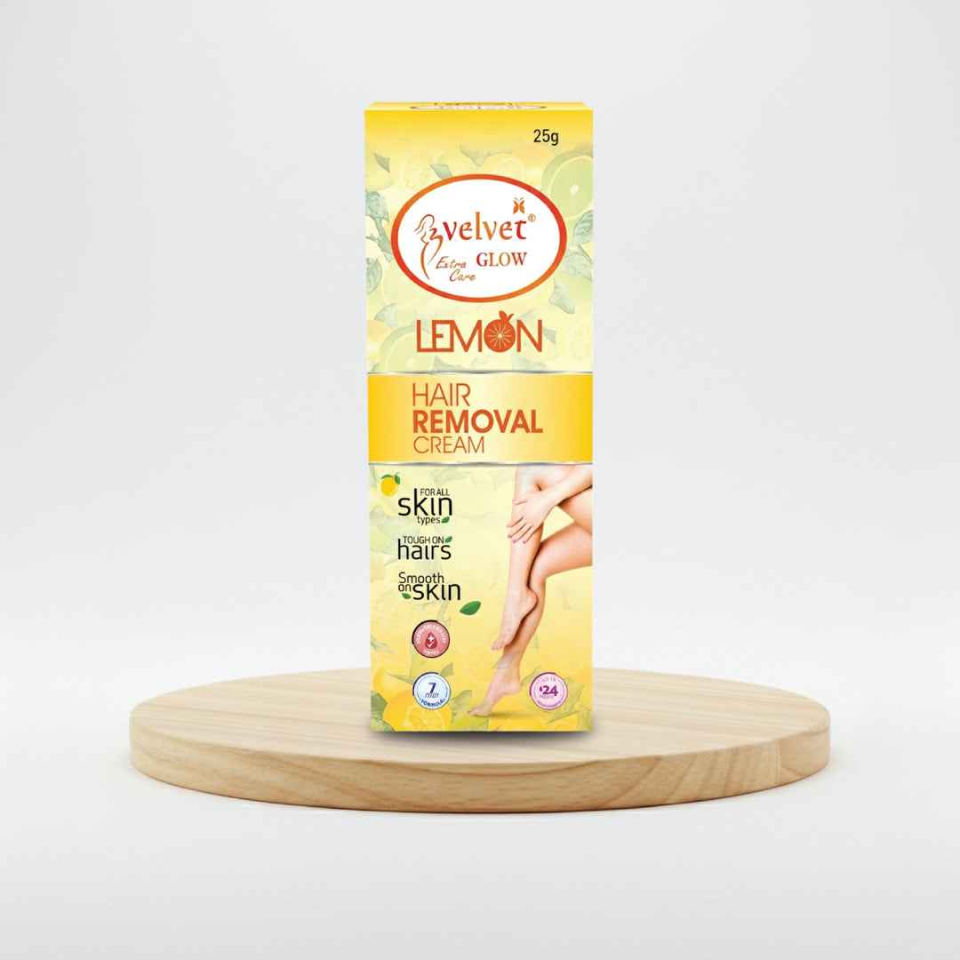 Velvet Glow Hair Removal Cream Lemon